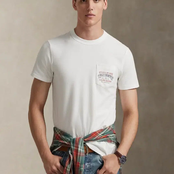 [BUNJANG] Polo Ralph Lauren Country T-Shirt White M / 폴로 랄프로렌 컨트리 티셔츠 새상품 판매합니다