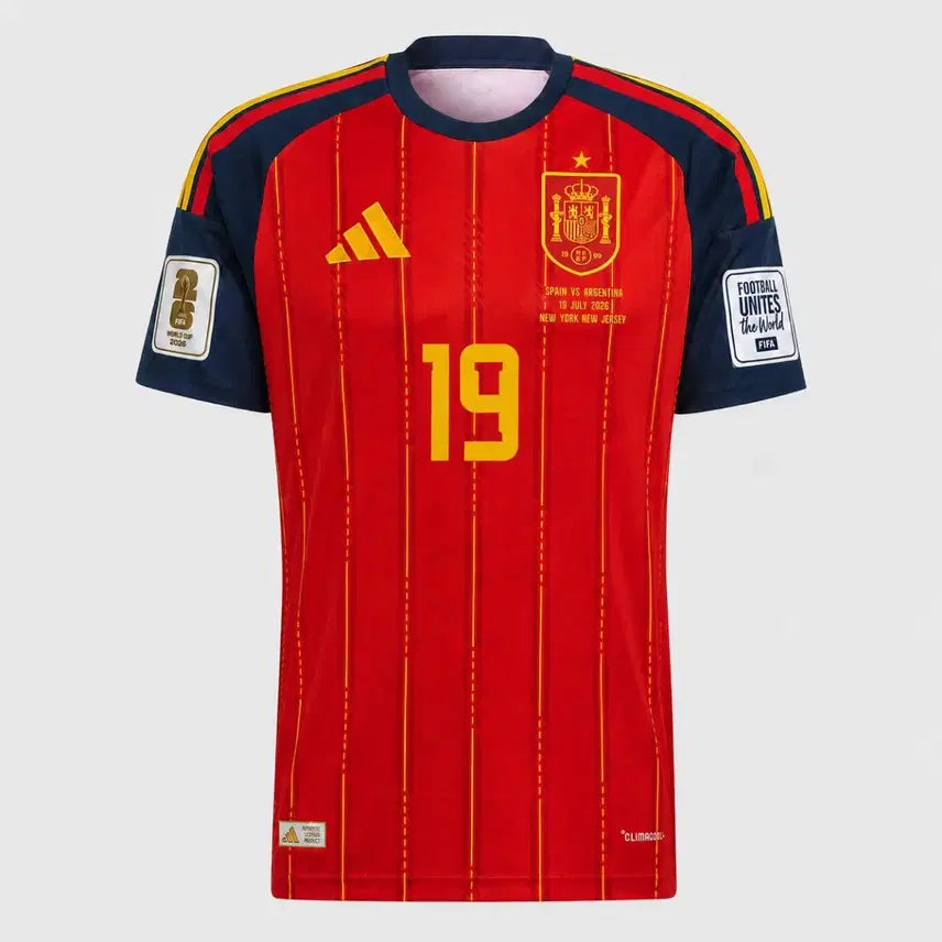 [BUNJANG] Lamine Yamal Spain Home Authentic Jersey 26-28 World Cup FINAL.ver (Overseas M) / 라민 야말 월드컵 FINAL.ver 유니폼 | 26-28 스페인 홈 어센틱 (해외 M)