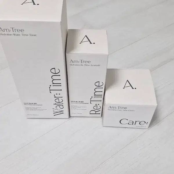 [BUNJANG] Am Tree Skincare Set (Toner/Ampoule/Cream) / Am Tree 스킨케어 세트 (토너/앰플/크림)새제품