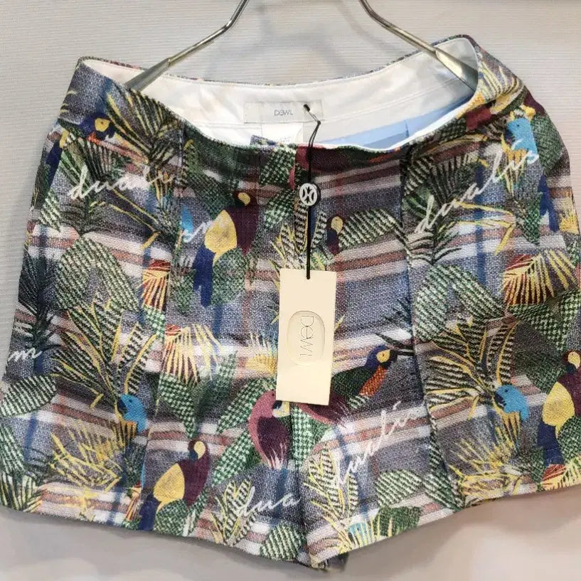 [BUNJANG] DEUEL Tropical Parrot Pattern Women's Shorts / 듀엘 패턴 반바지