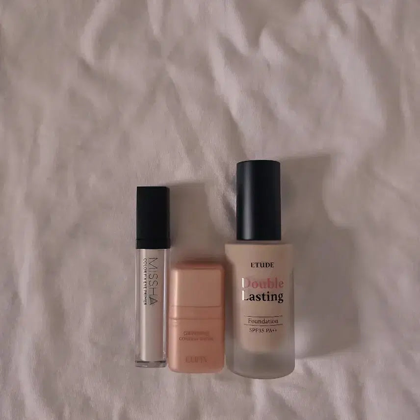 [BUNJANG] Etude House Double Lasting Foundation, Luna Conceal Butter, Missha Eye Primer Bundle / 화장품 일괄판매