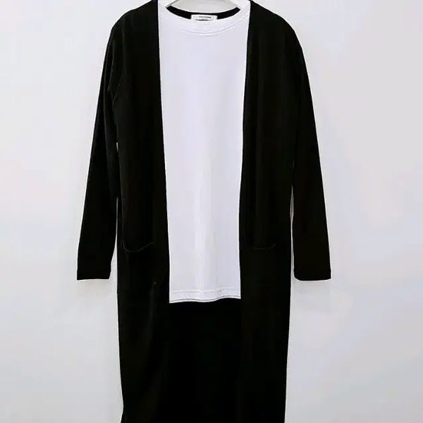 [BUNJANG] Black Long Cardigan / 새제품 블랙 롱 가디건