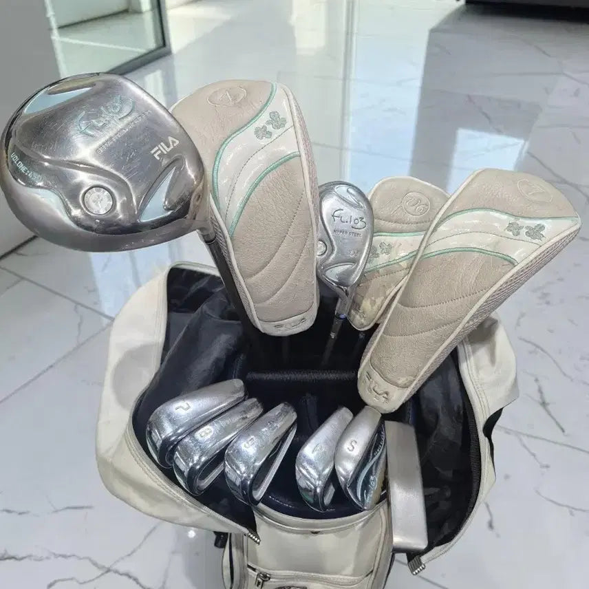 [BUNJANG] FILA FL-103 Women's Complete Golf Club Set with PING Putter and Titleist Caddy Bag / 여성 FILA fl-103 풀세트 골프클럽
