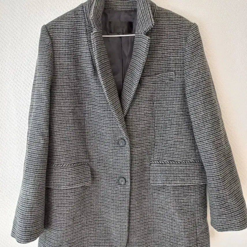 [BUNJANG] Ojoak Wool Blend Check Blazer Jacket / 오조크 울혼방 체크 블레이저 자켓(77)