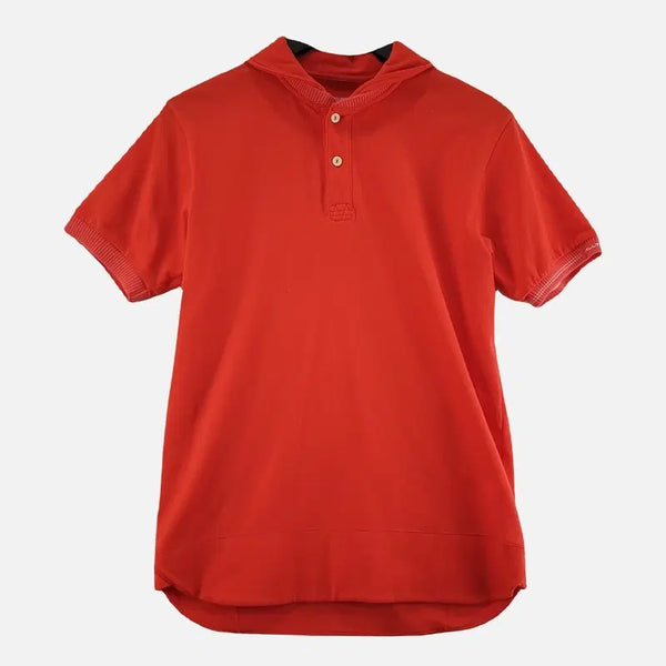 [BUNJANG] Descente Red Men's Polo Shirt 95 / 데상트 레드 남자 카라티 95 O0327