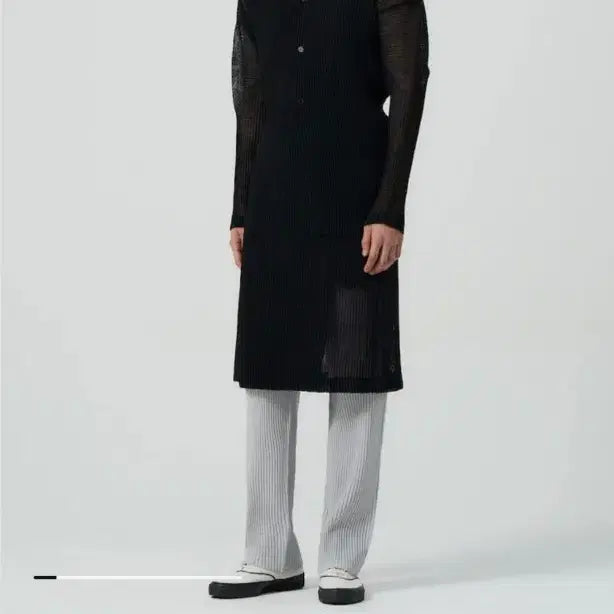 [BUNJANG] Homme Plissé Issey Miyake Pleated Wrap Skirt Black / 옴므 플리세 이세이 미야케 랩 스커트 블랙