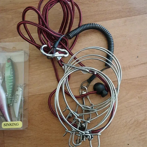 [BUNJANG] Fishing Lures (4 pcs) with Stringer / 미노우4개 꿰미