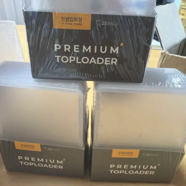 [BUNJANG] It-tem Premium Card Toploader 75 Count (3 x 25) / 잇템잡화점 프리미엄 탑로더 25매입 3개