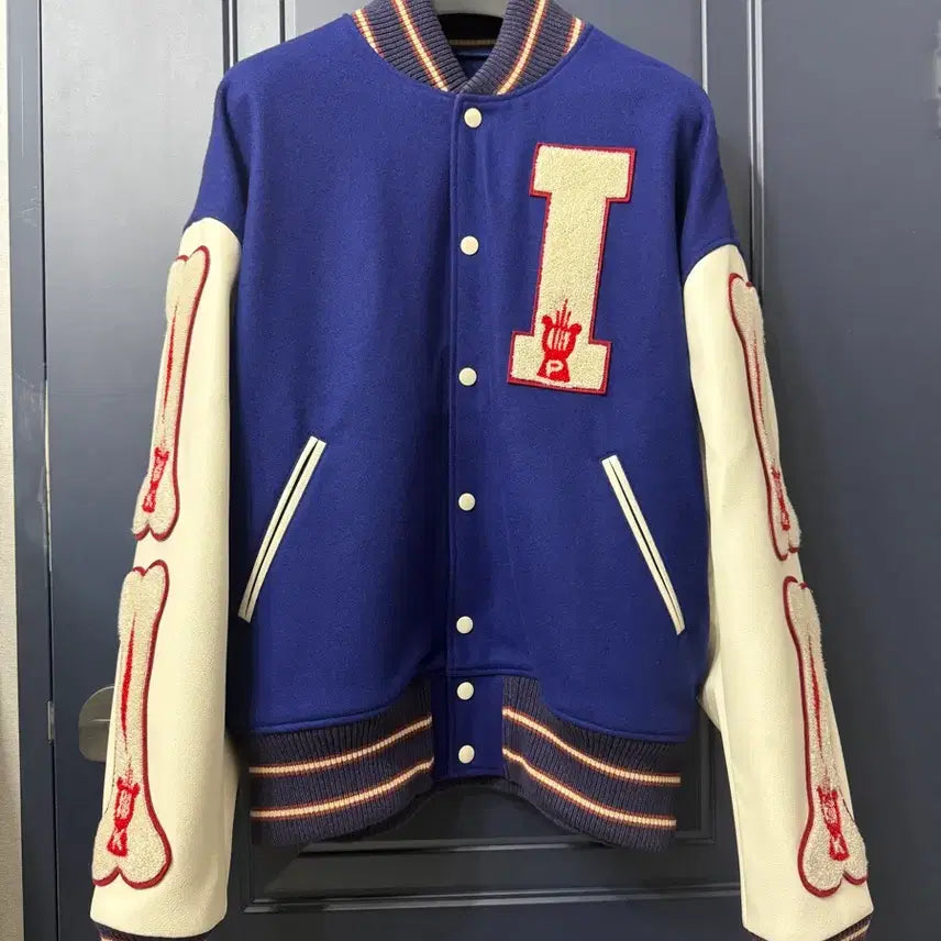 [BUNJANG] Kapital Varsity Blue Jumper / 캐피탈 바시티 블루