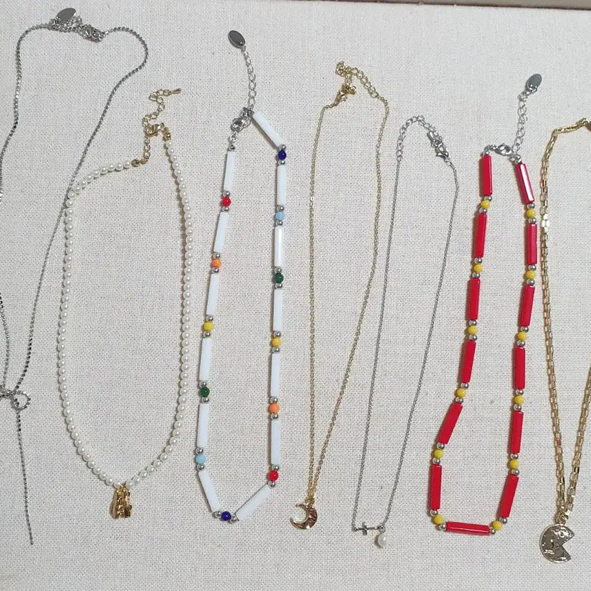 [BUNJANG] Necklace Bundle Set (7 pcs) / 목걸이 7개 일괄