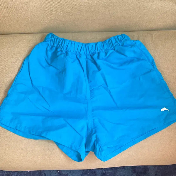 [BUNJANG] Call me baby Blue Nylon Dolphin Shorts / 콜미베이비 블루 나일론 돌핀팬츠 숏팬츠