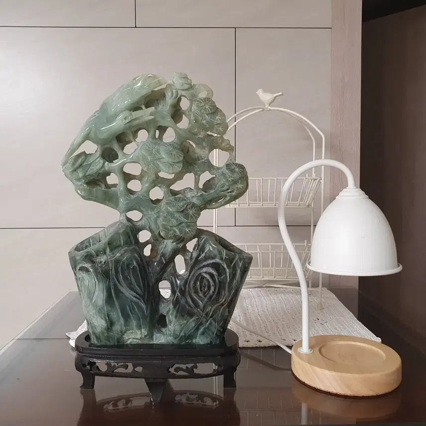[BUNJANG] Exquisite Jade Carving Ornament / 고급 옥조각 장식품