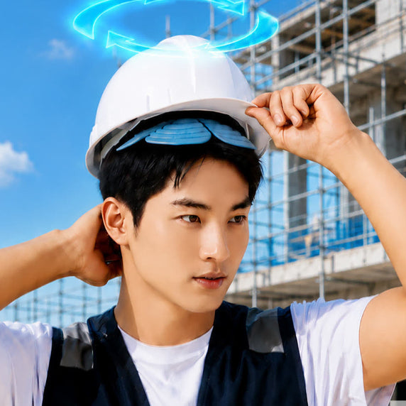 [BUNJANG] M-Pac Plus Genuine Head Cooling Pad for Safety Helmets - Summer Ice Pack Liner with Sweat Guard and Sun Shade / (새상품)엠팩플러스 정품  헤드쿨링패드 안전모 쿨러 여름안전모 아이스팩 내피 땀받이 그늘막
