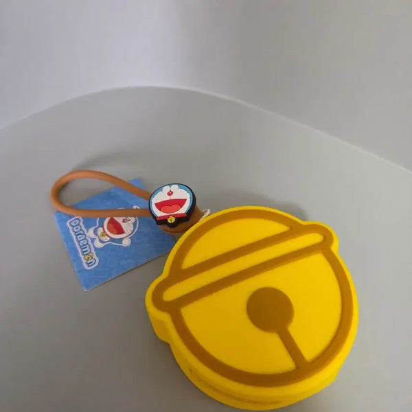[BUNJANG] Doraemon Bell Shape Pouch Yellow New / 도라에몽 종 모양 파우치 옐로우 새상품
