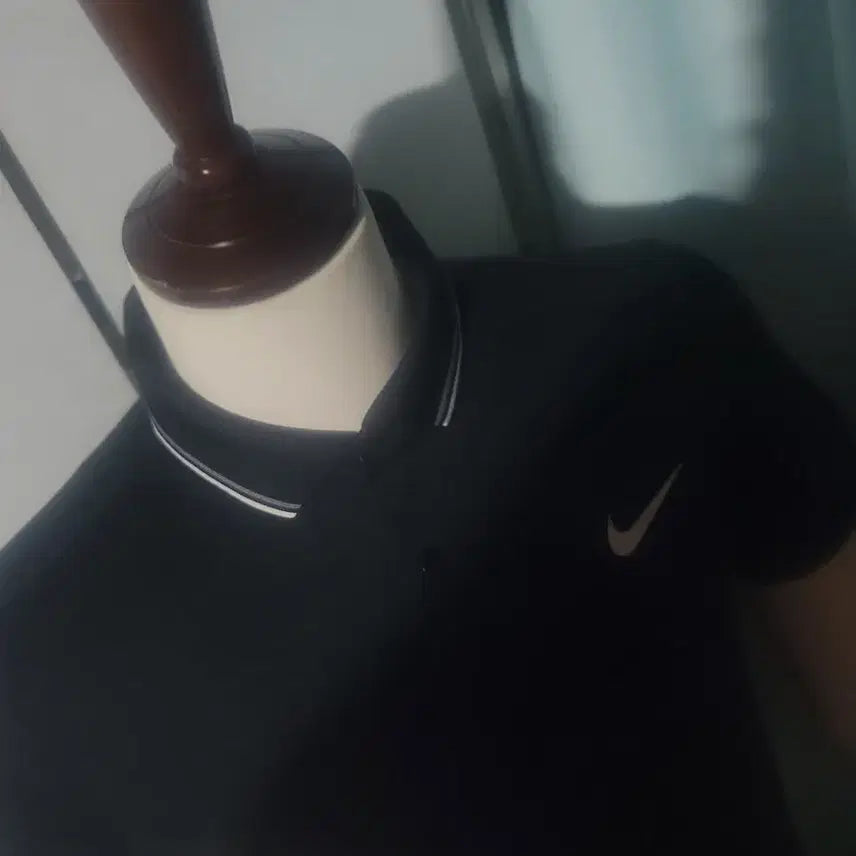 [BUNJANG] Nike Short Sleeve Polo Shirt Black M / 나이키 반팔 카라티 검정 골프 출근룩 M