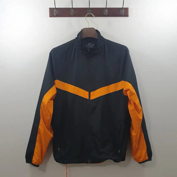[BUNJANG] Nike Men's Black Diagonal Color Block Windbreaker Jacket XL / XL 나이키 남성 블랙 사선 배색 포인트 바람막이 자켓