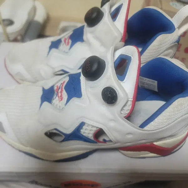 [BUNJANG] Reebok Pump Fury Sneakers White/Red/Blue / 리복 퓨리