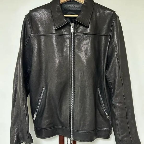[BUNJANG] Noir Larmes Leather Jacket Size 48 / 느와르 라르메스 가죽 자켓 48