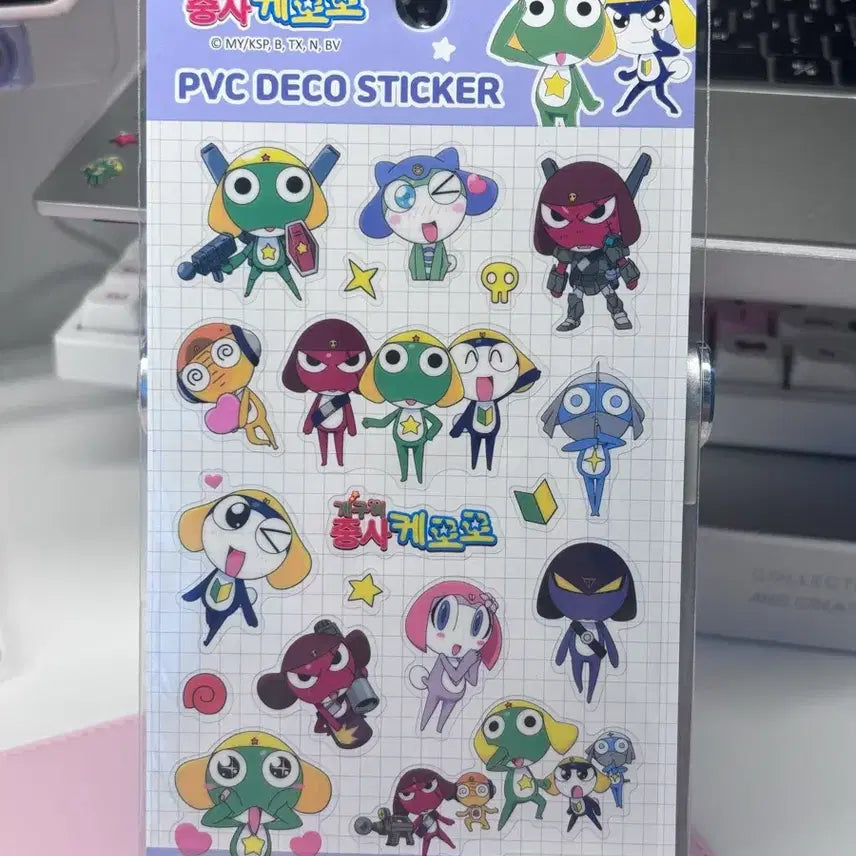 [BUNJANG] Keroro Stickers (New) / (새상품) 케로로 스티커