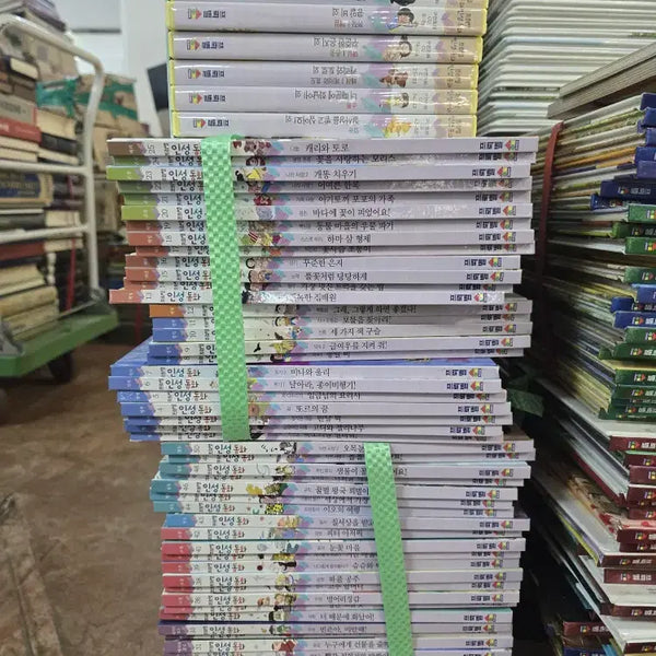 [BUNJANG] Froebel Personality Tales Set (50 Books, 12 CDs) / 프뢰벨 인성동화 프뢰벨 전50권,CD12장 세트 어린이책 중고책