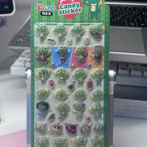 [BUNJANG] Keroro Bong Bong Sticker Set / (새상품) 케로로 봉봉 스티커