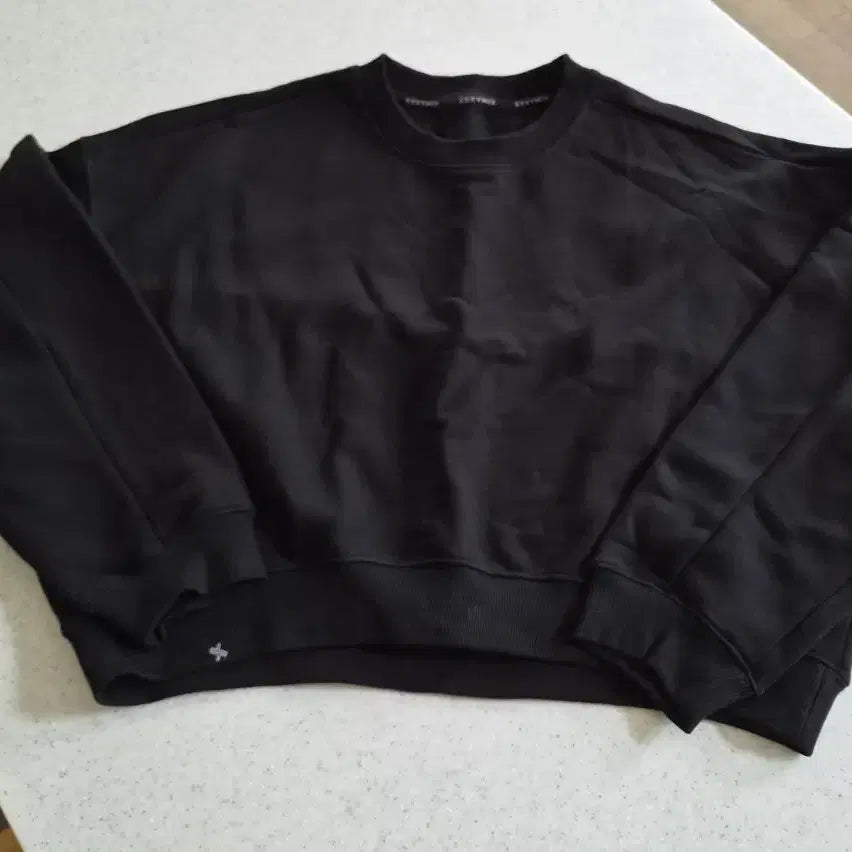 [BUNJANG] Xexymix Basic Crop Sweatshirt (Black) / 새상품-테그있음)베이직 크롭 맨투맨(블랙)(젝시믹스)(30%할인)