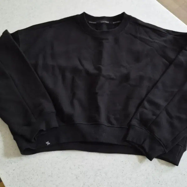 [BUNJANG] Xexymix Basic Crop Sweatshirt (Black) / 새상품-테그있음)베이직 크롭 맨투맨(블랙)(젝시믹스)(30%할인)
