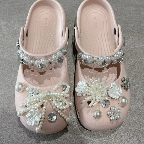 [BUNJANG] Crocs Ballet Quartz Pink W6 / 크록스 발레 쿼츠 핑크 W6
