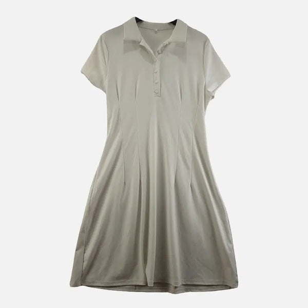 [BUNJANG] White Women's Collar Dress XL / 화이트 여자 카라 원피스 XL O0420