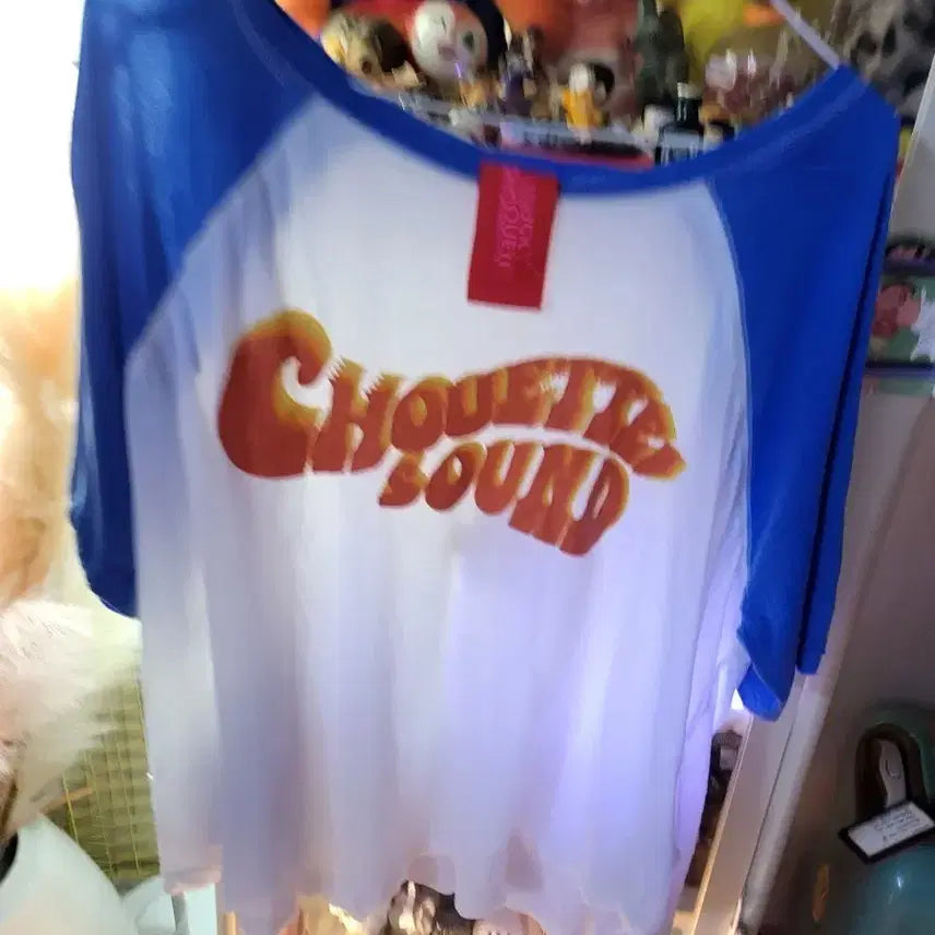 [BUNJANG] Lucky Chouette Sound Raglan T-Shirt / 럭키슈에뜨 사운드 레글런 티셔츠