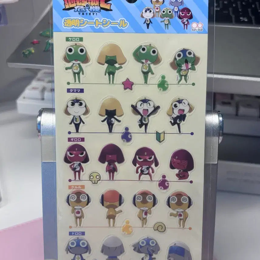 [BUNJANG] Keroro Japan Official Stickers (New) / (새상품/일본정품) 케로로 스티커