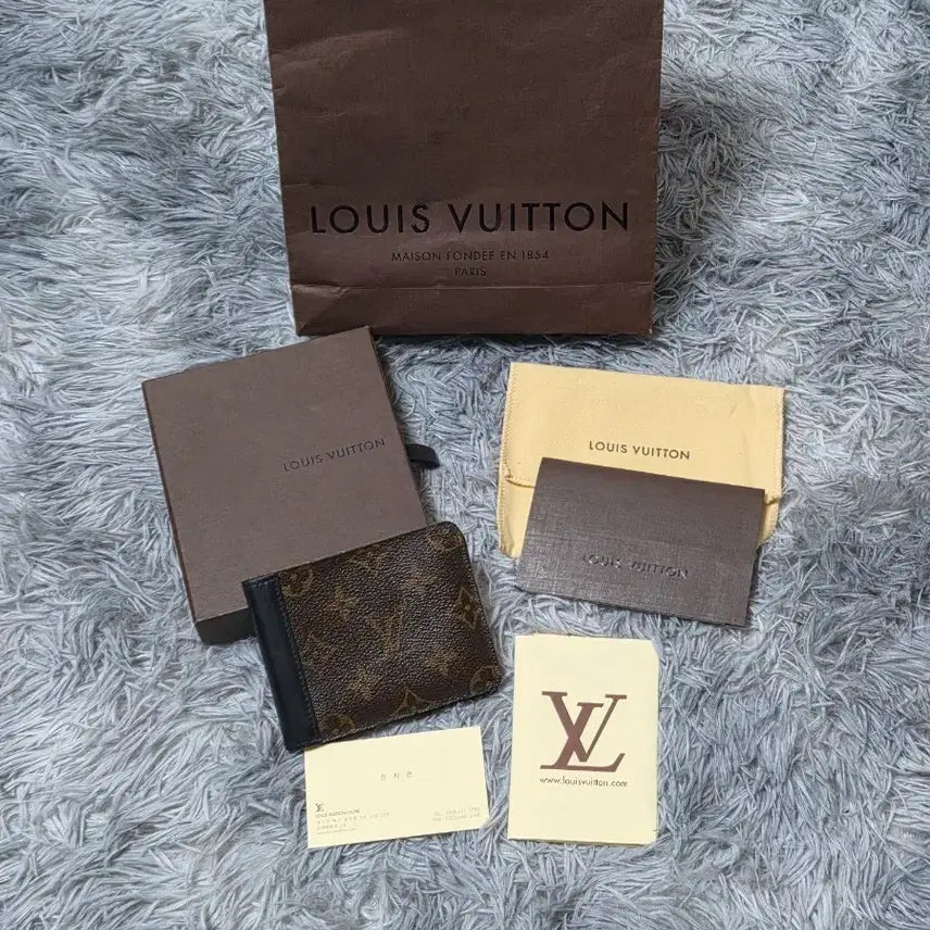 [BUNJANG] Louis Vuitton Macassar Bifold Wallet Full Set / 루이비통 마카사르 반지갑 풀구성