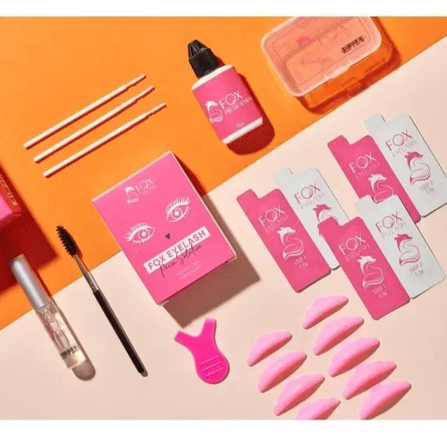 [BUNJANG] Fox Eyelash Self Perm Kit 7 Types 10 Applications / 폭스아이래쉬 셀프 속눈썹펌 키트 7종 10회분
