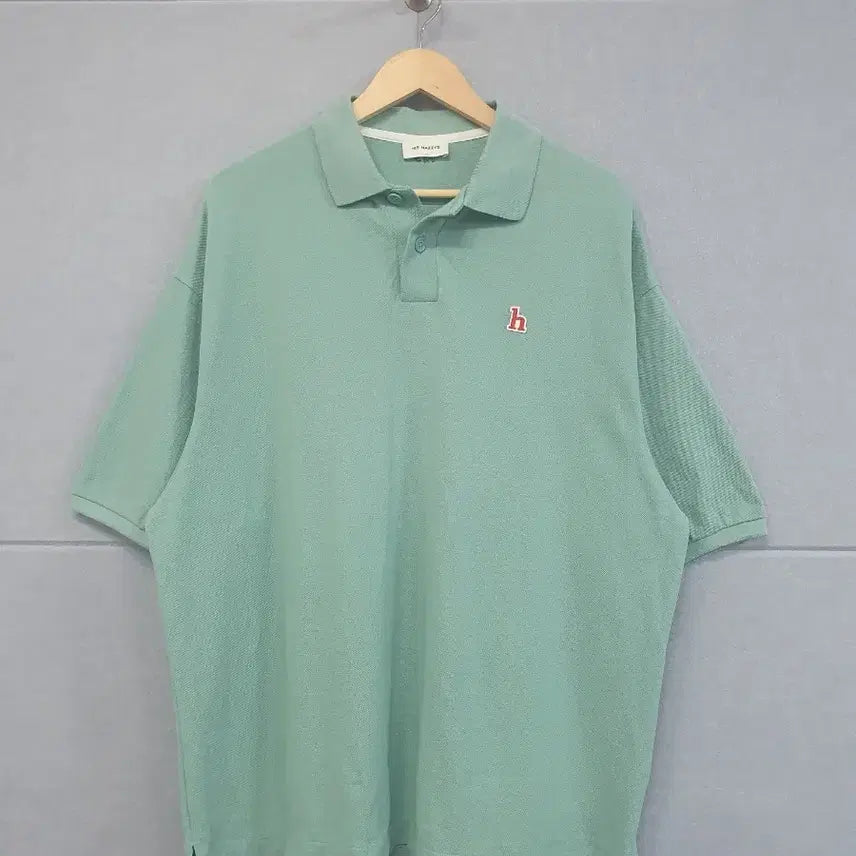 [BUNJANG] HAZZYS Mint L Size Polo Shirt / #HIS HAZZYS 민트색 L사이즈 카라티
