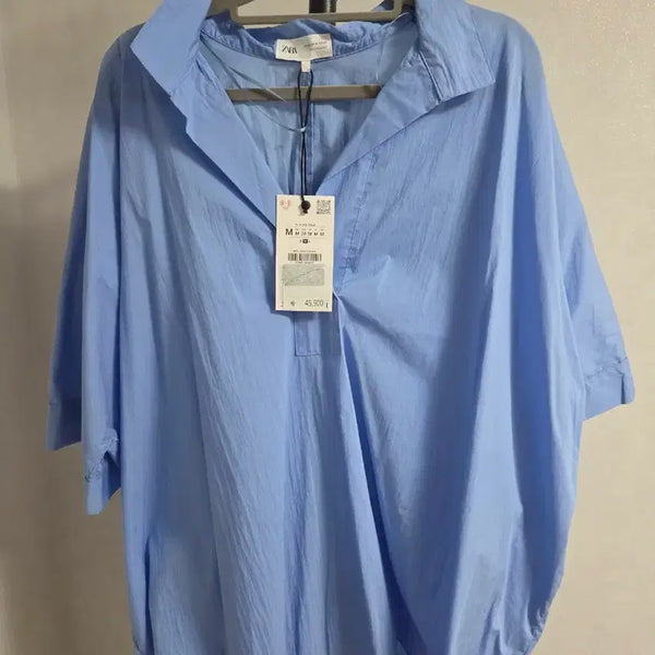 [BUNJANG] Zara Blue Shirt / 자라 블루 셔츠