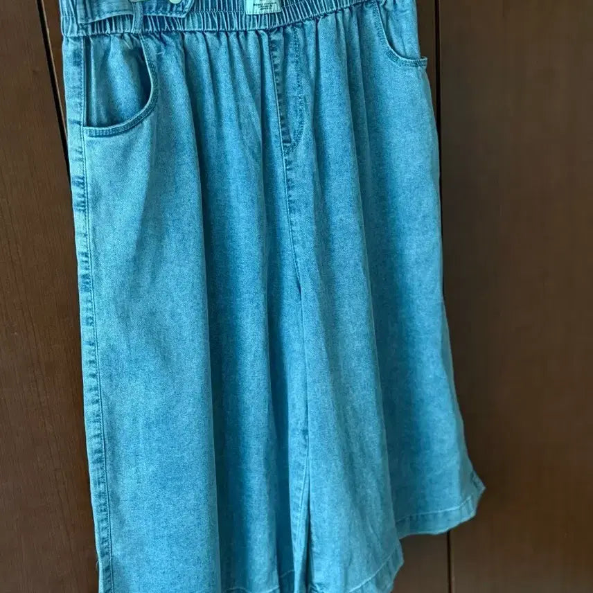 [BUNJANG] Light Wash Denim Wide Pants / 연청 데님 와이드 팬츠
