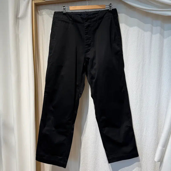 [BUNJANG] nanamica Wide Chino Pants Black / (34) 나나미카 와이드 치노 팬츠 블랙