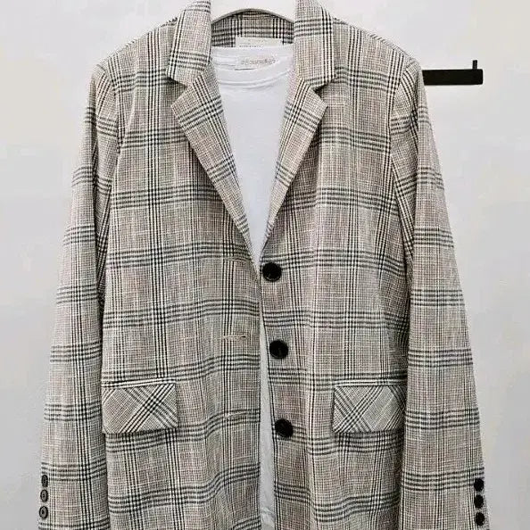 [BUNJANG] New Check Jacket / 새제품 체크 자켓
