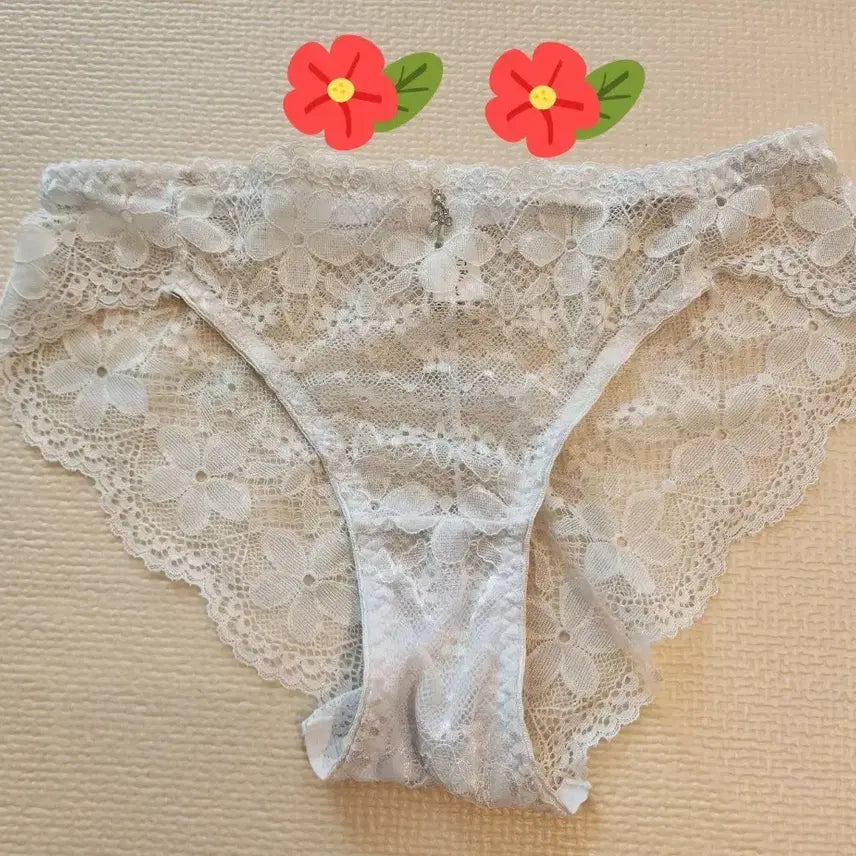 [BUNJANG] Floral Lace Women's Panties - Used / 꽃무늬 레이스 여성 팬티- 중고