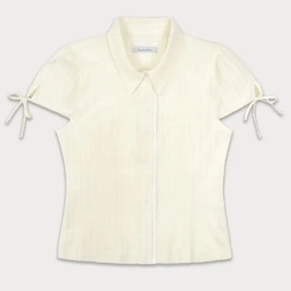 [BUNJANG] Somewhere Butter Kara Ribbon Blouse / 썸웨어버터 카라리본블라우스