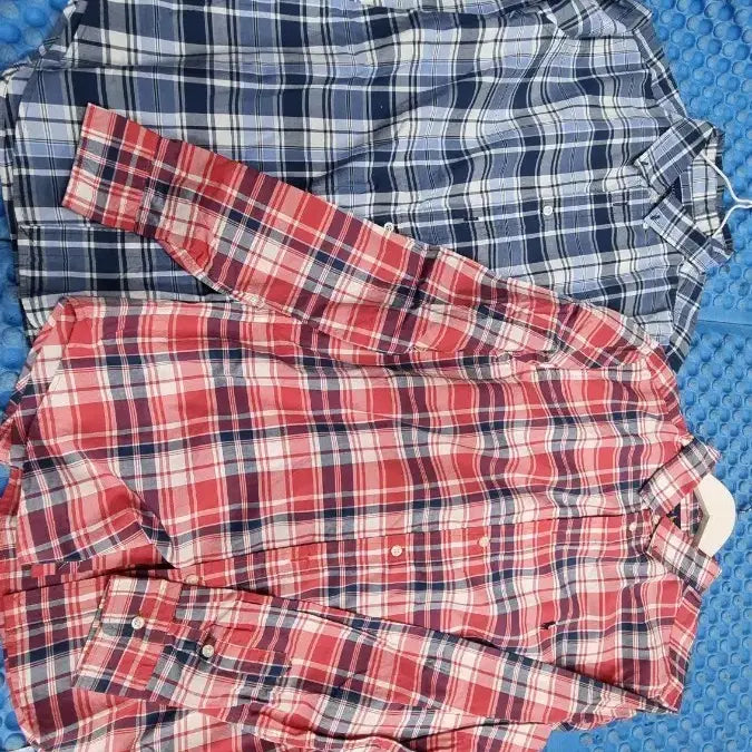 [BUNJANG] Polo Ralph Lauren Checked Shirts (Set of 2) / 폴로랄프로렌  체크 남방셔츠 2장