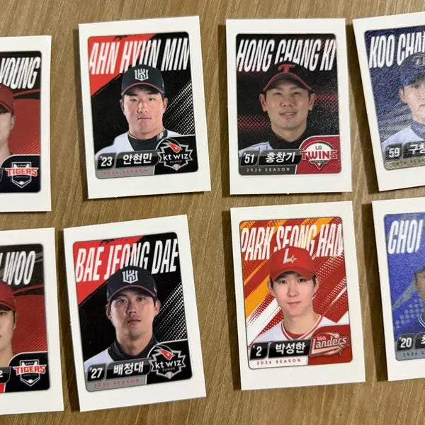 [BUNJANG] KBO Lotte Wellfood Ddiburg Seal Sticker / KBO 롯데웰푸드 띠부실 판매합니다! 교환도 가능!