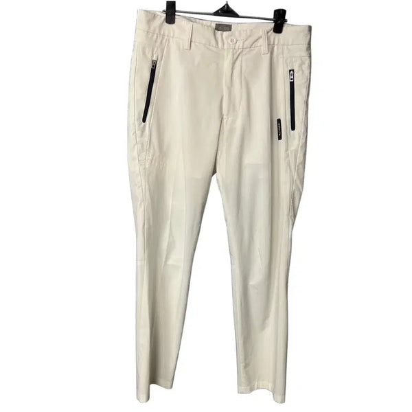 [BUNJANG] Adidas Golf White Slim Fit Slacks Pants / S 아디다스 골프 화이트 슬림 슬랙스 팬츠