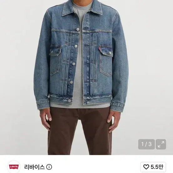 [BUNJANG] Levi's Type II Trucker Jacket / 타입 II 트러커 자켓_A7632-0001 100사이즈