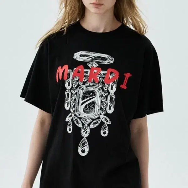 [BUNJANG] Mardi Mercredi Short Sleeve T-shirt (Set of 2) / 마르디메크르디 반팔티 1+1