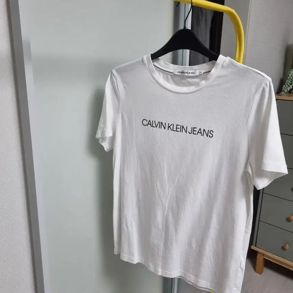 [BUNJANG] Calvin Klein Jeans Logo T-Shirt White XS / 정품 Calvin Klein Jeans반팔티 xs
