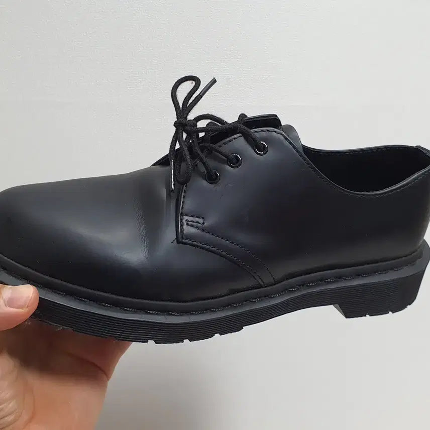 [BUNJANG] Dr. Martens 1461 Mono Black Leather Shoes UK 7 / 닥터마틴 1461 모노블랙 UK7 (260정도)