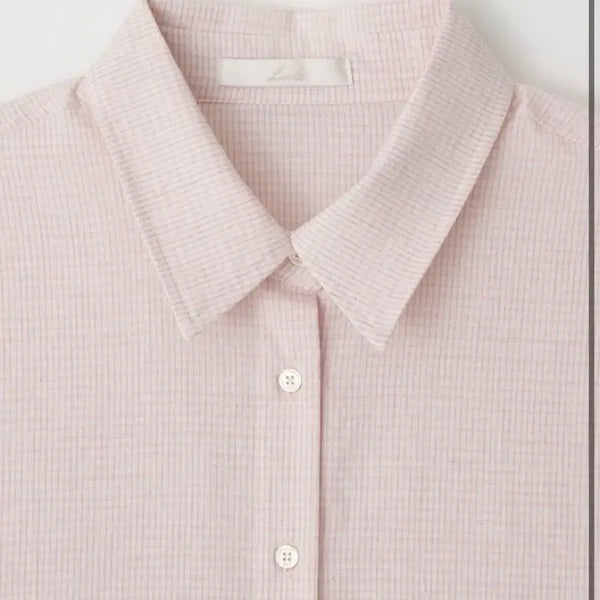 [BUNJANG] Liz Lea Check Shirt Pink / 리즈 리아 체크 셔츠 핑크