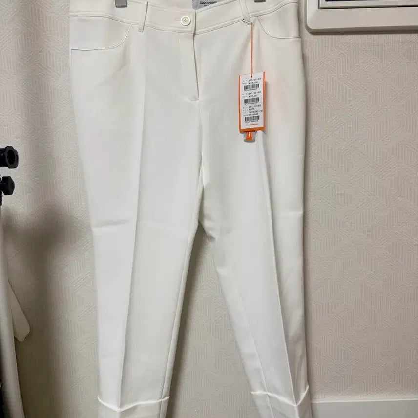 [BUNJANG] Palm Springs White Cropped Slacks / 새상품:) 팜스프링스 화이트 크롭 슬랙스 (구88)