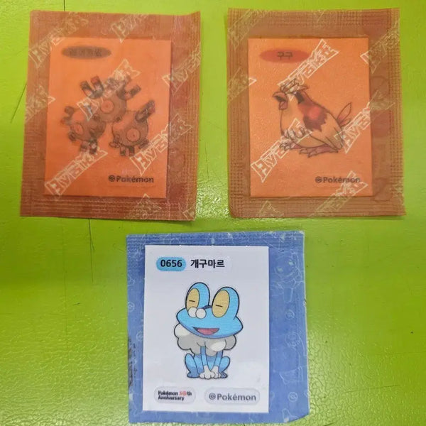 [BUNJANG] Pokemon Stickers 3 Types / 포켓몬띠부씰 3종 판매합니다.